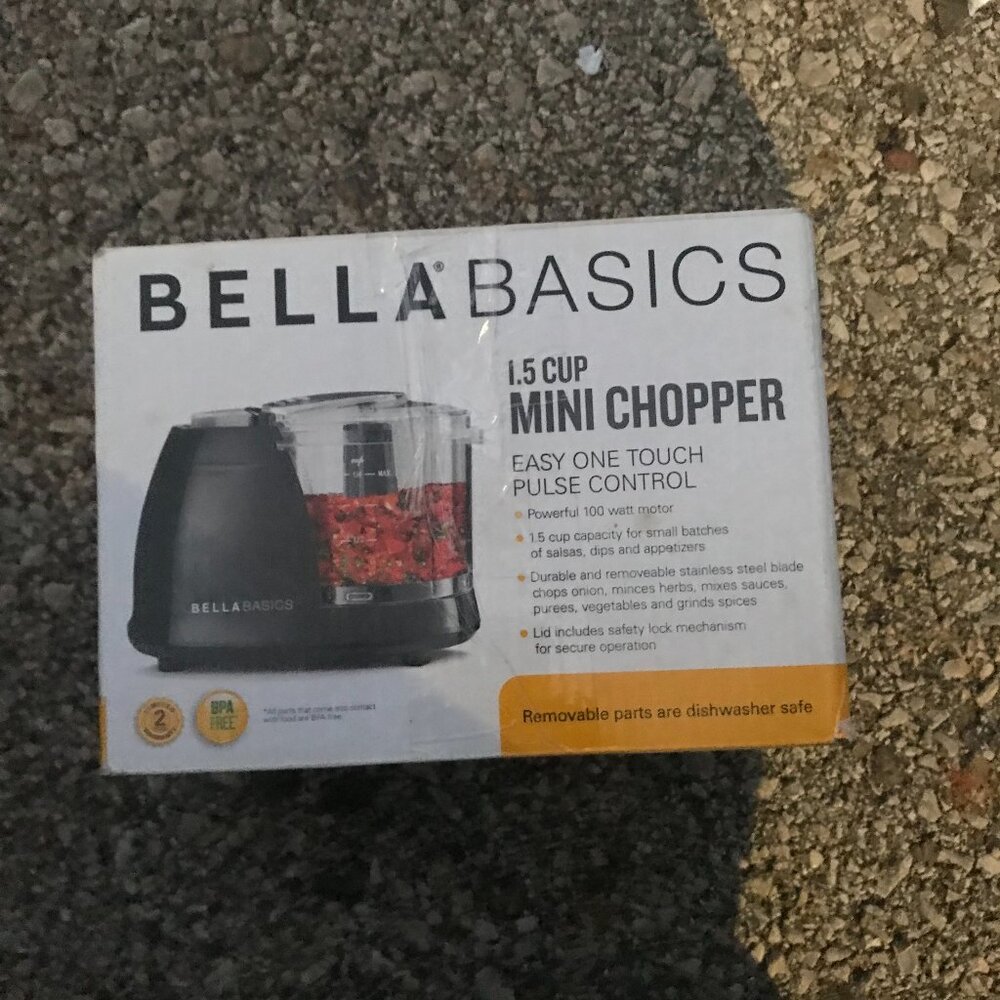 Bella Basics 1.5 Cup Mini Chopper